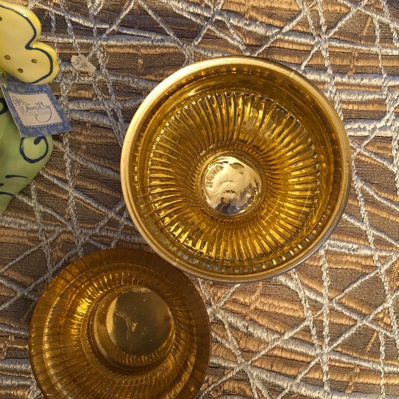 Avon Original Candle/ Trinket Jar w/Lid - Picture 5 of 6